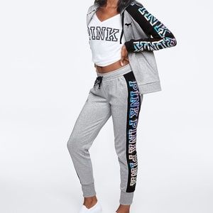 Pink Shine Bling Set Hoodie Joggers 